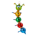 Załaduj obraz do przeglądarki galerii, Centipede Colorful Joy. Handmade Glass Christmas ornament. 2020-118
