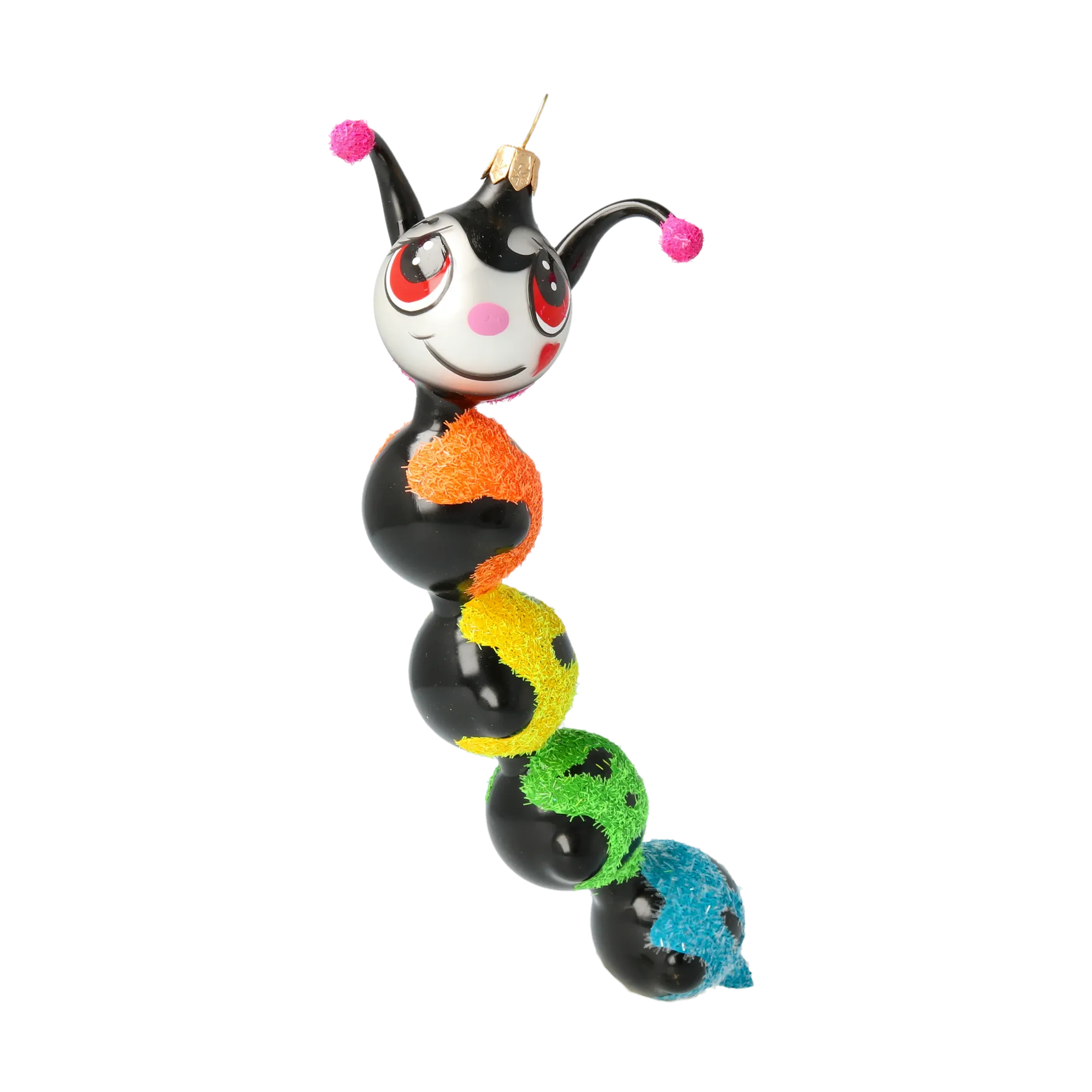 Wiggly Caterpillar in Onyx & Confetti