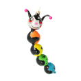 Załaduj obraz do przeglądarki galerii, Midnight Rainbow Caterpillar Premium christmas glass ornament 2020-119

