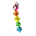 Załaduj obraz do przeglądarki galerii, Midnight Rainbow Caterpillar Premium christmas glass ornament 2020-119
