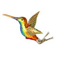 Załaduj obraz do przeglądarki galerii, Prismatic Rainbow Hummingbird Premium christmas glass ornament 2020-122
