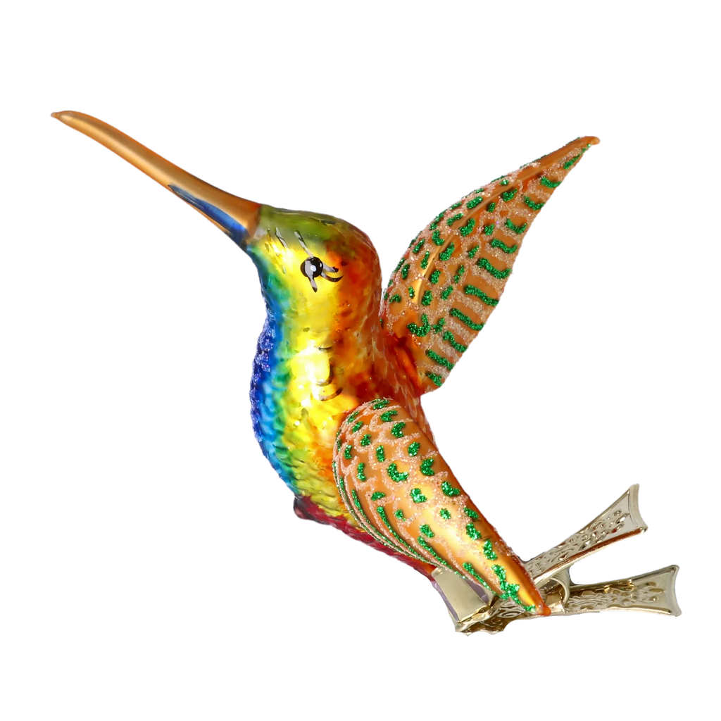 Vivid Nectar Voyager | Hand-Painted Glass Ornament | Blubom 2020-122