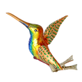 Załaduj obraz do przeglądarki galerii, Prismatic Rainbow Hummingbird Premium christmas glass ornament 2020-122
