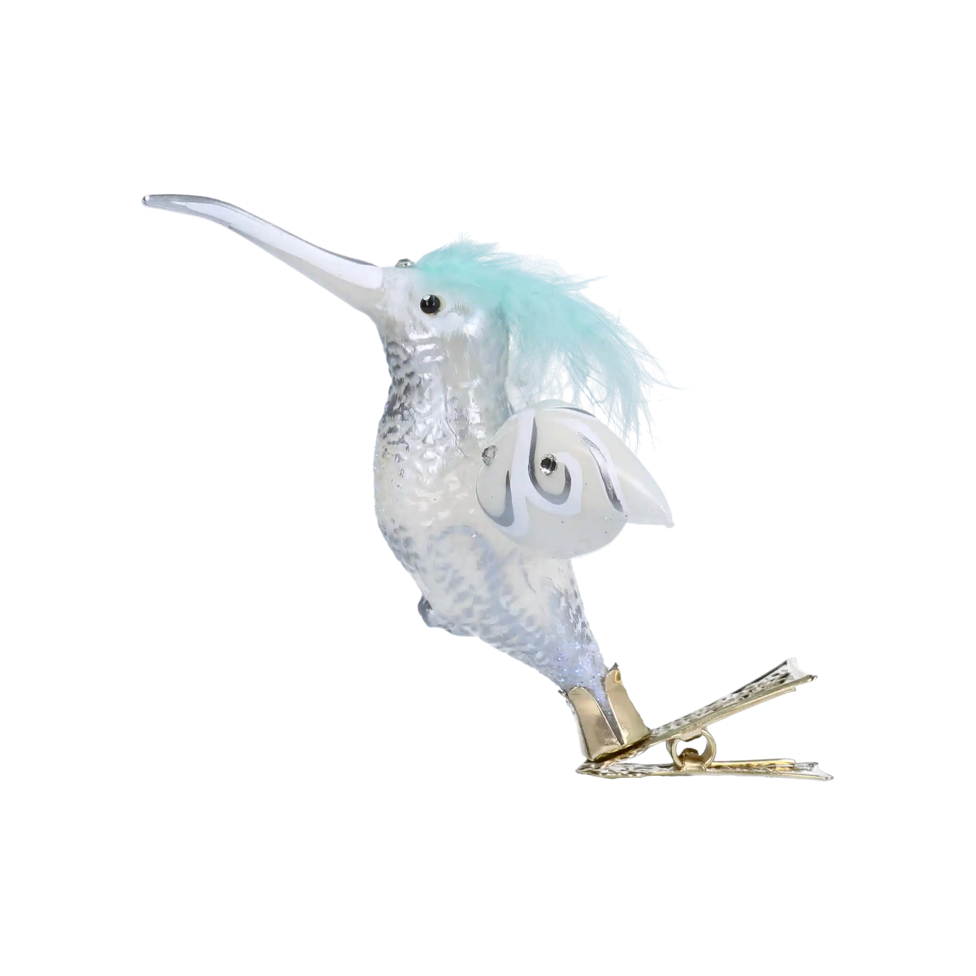 Koliber Szklana Ozdoba Choinkowa Bombka