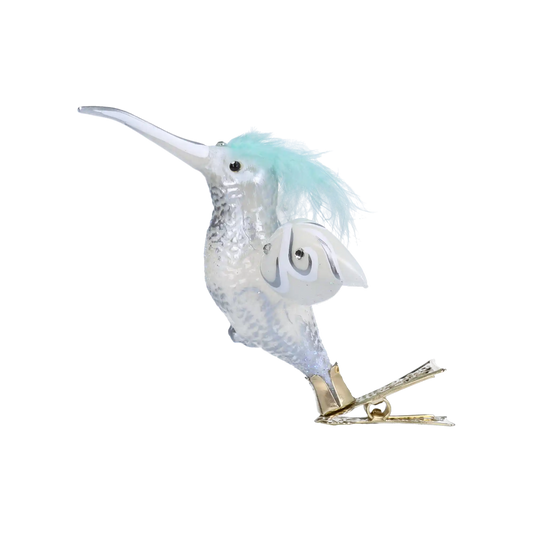 Koliber Szklana Ozdoba Choinkowa Bombka