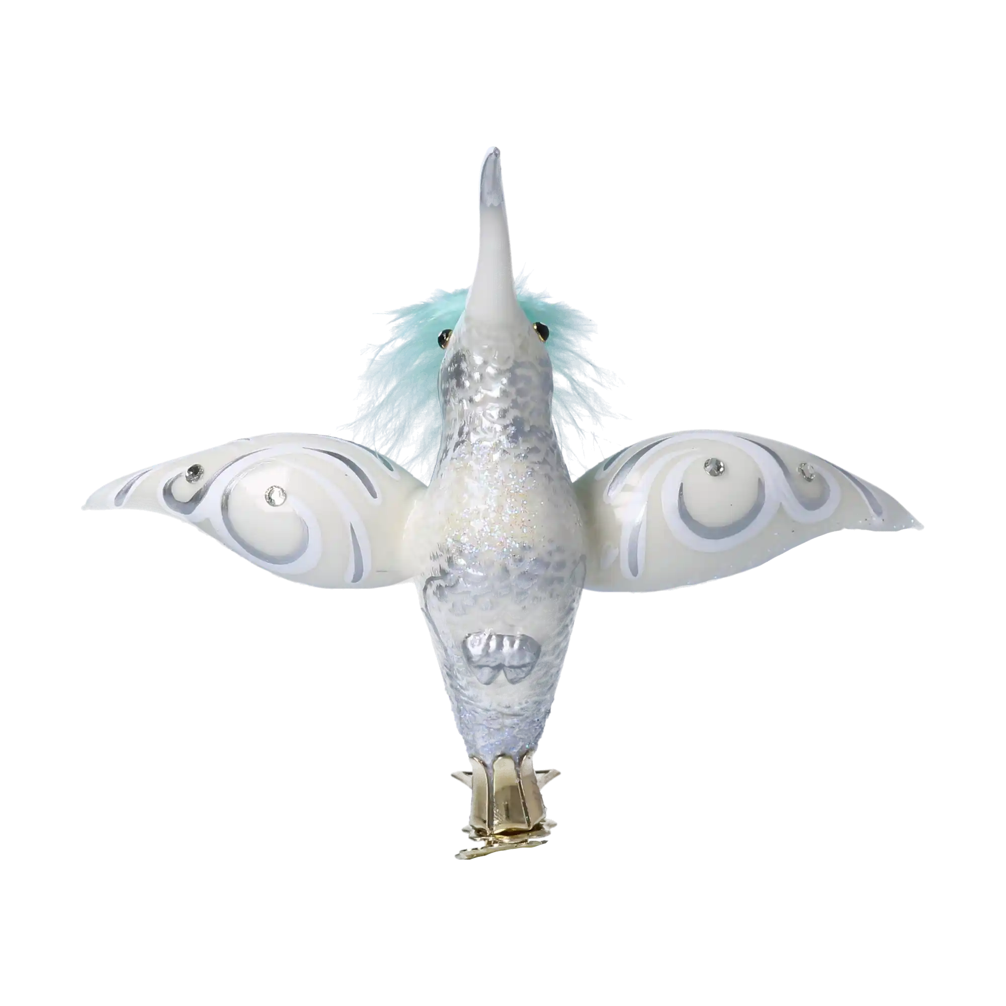 Koliber Szklana Ozdoba Choinkowa Bombka