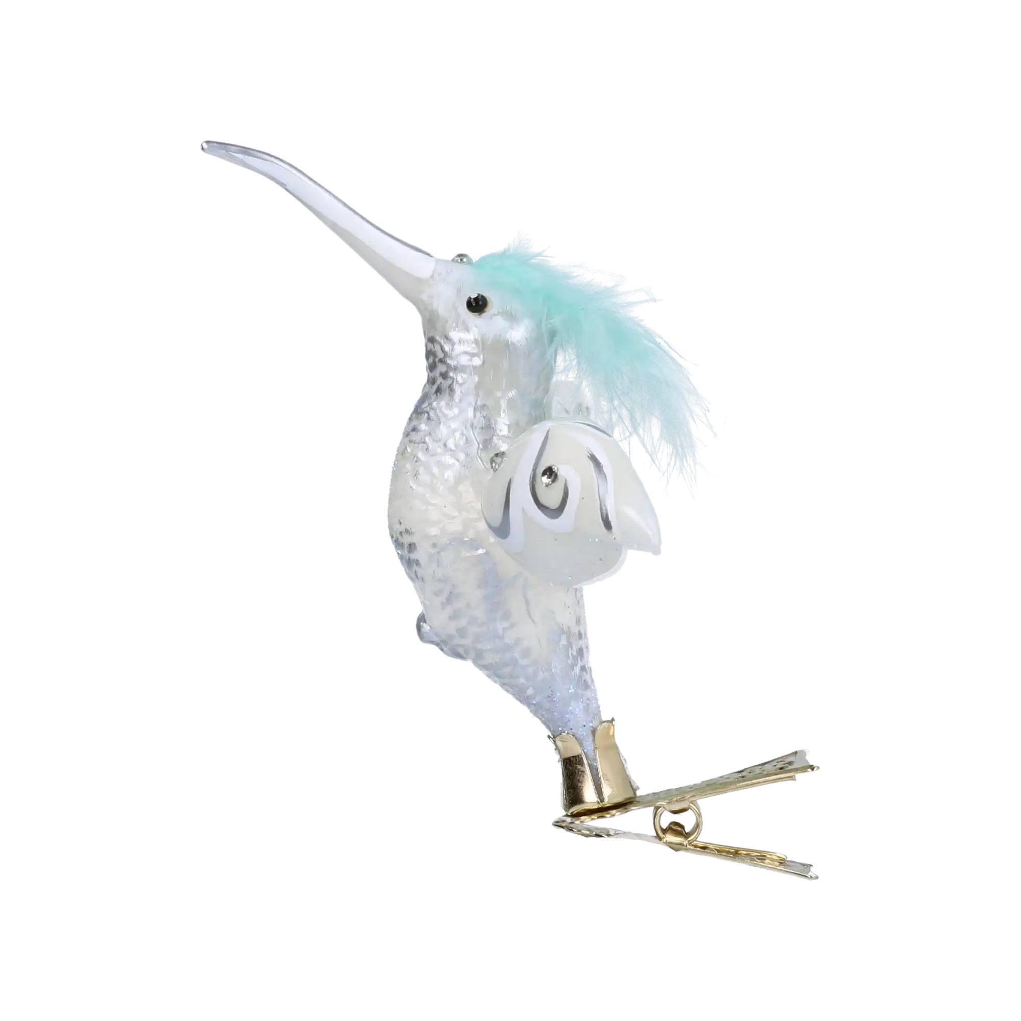 Koliber Szklana Ozdoba Choinkowa Bombka