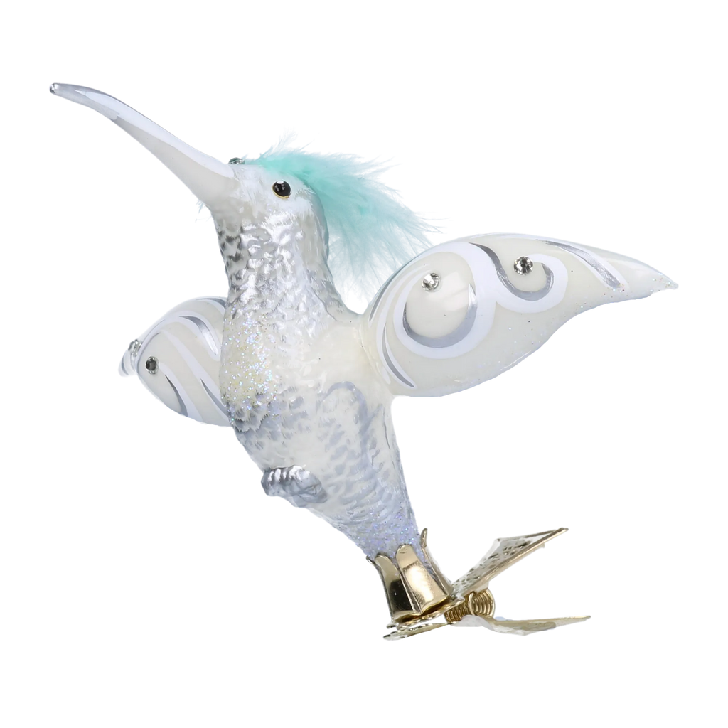Serene Seafoam Envoy | Hand-Painted Glass Ornament | Blubom 2020-124