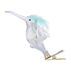Serene Seafoam Envoy | Hand-Painted Glass Ornament | Blubom 2020-124