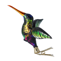 Hovering Hummingbird in Peacock
