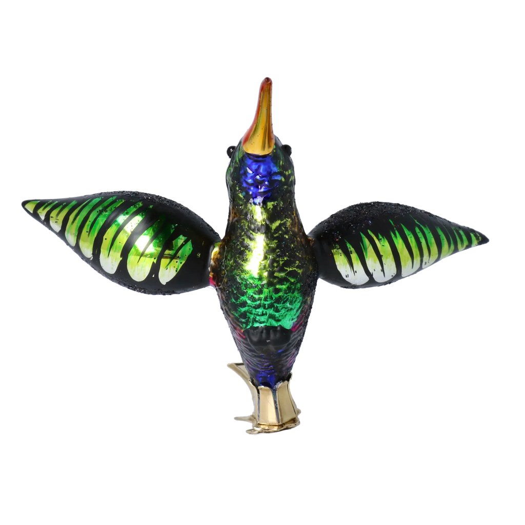Evanescent Nectar Seeker | Hand-Painted Glass Ornament | Blubom 2020-127
