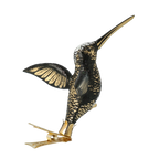 Sovereign Midnight Wing | Hand-Painted Glass Ornament | Blubom 2020-128