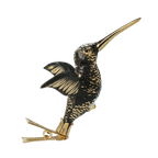 Sovereign Midnight Wing | Hand-Painted Glass Ornament | Blubom 2020-128