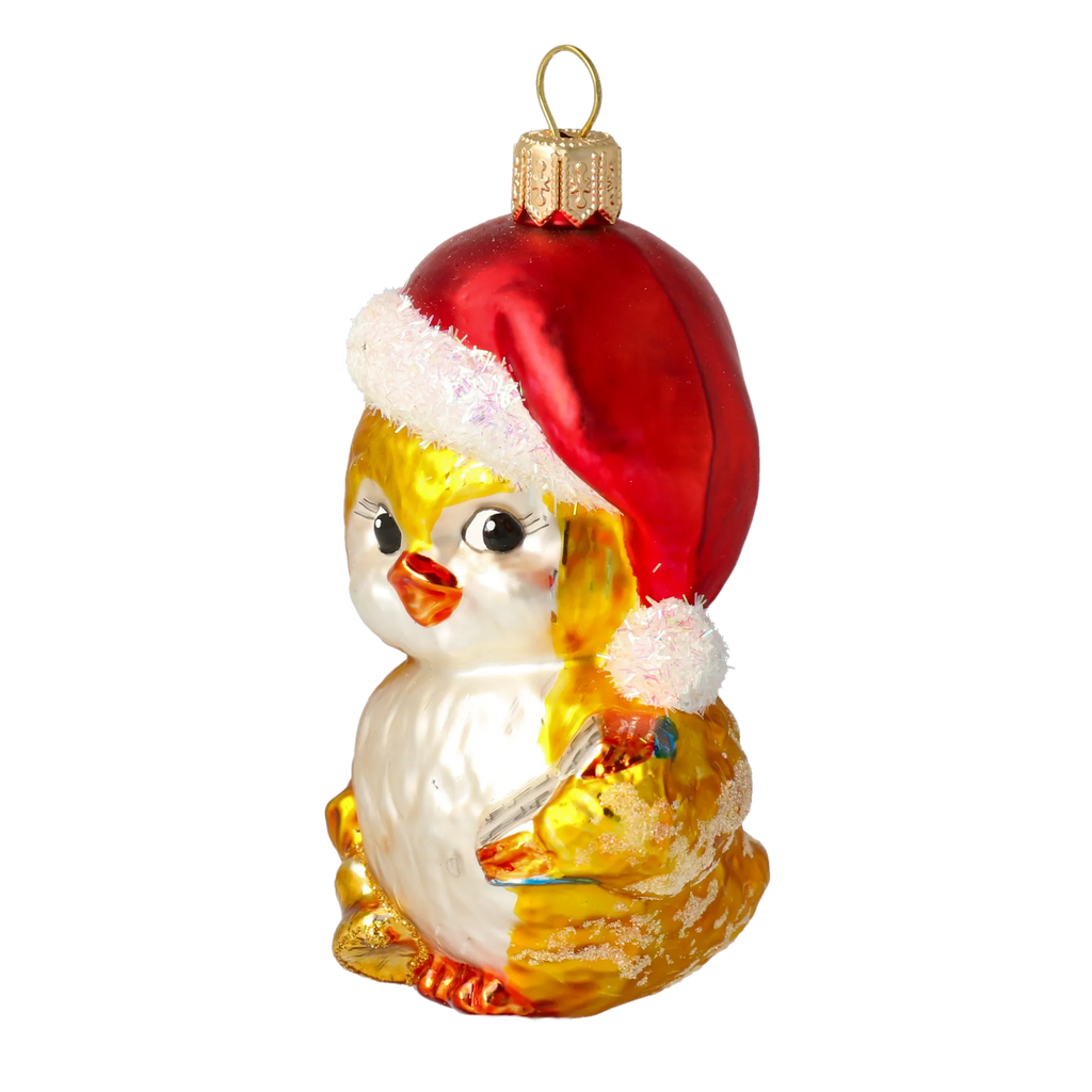Earnest Chorister | Hand-Painted Glass Ornament | Blubom 2020-147