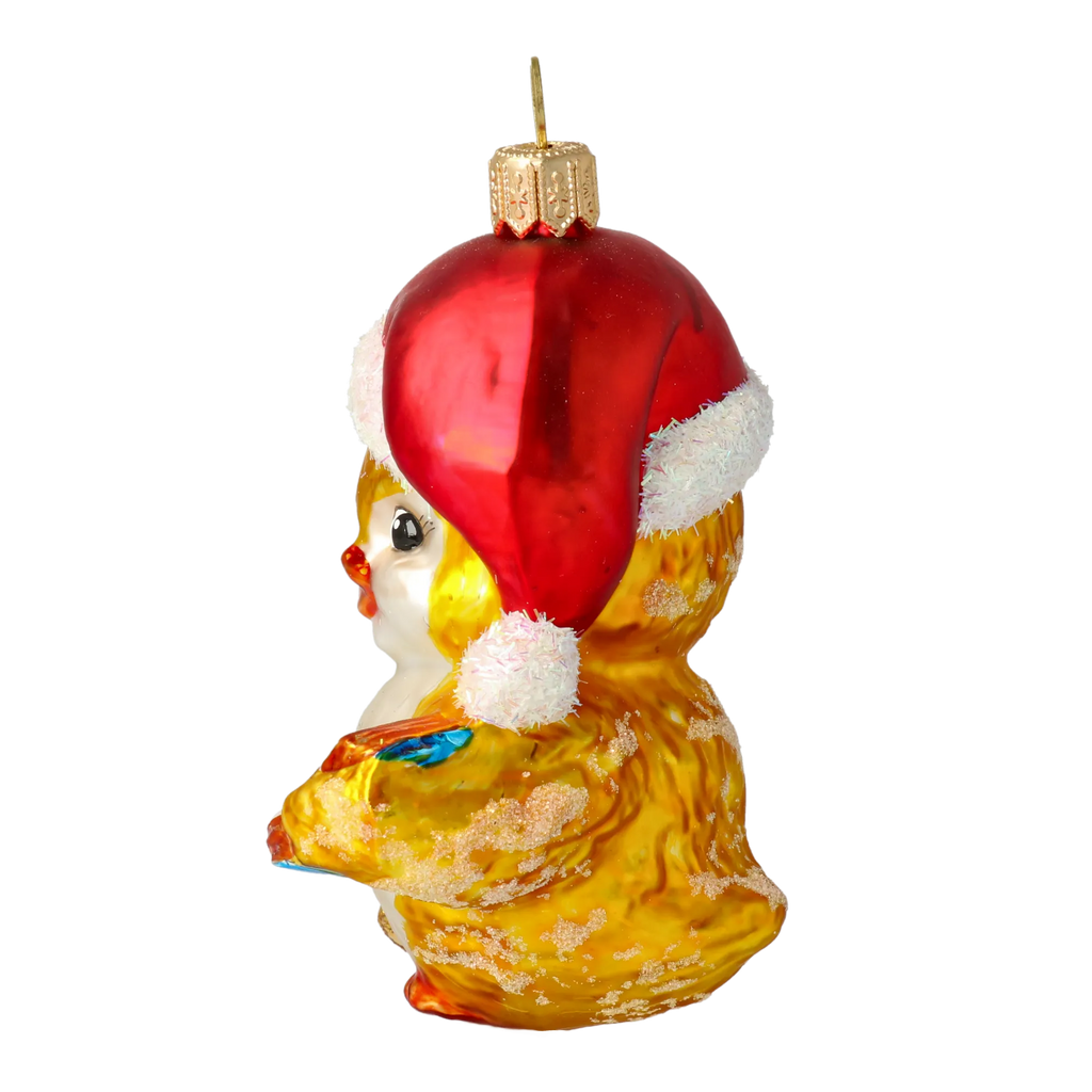 Earnest Chorister | Hand-Painted Glass Ornament | Blubom 2020-147