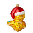 Load image into Gallery viewer, Golden Caroling Songbird Premium christmas glass ornament 2020-147
