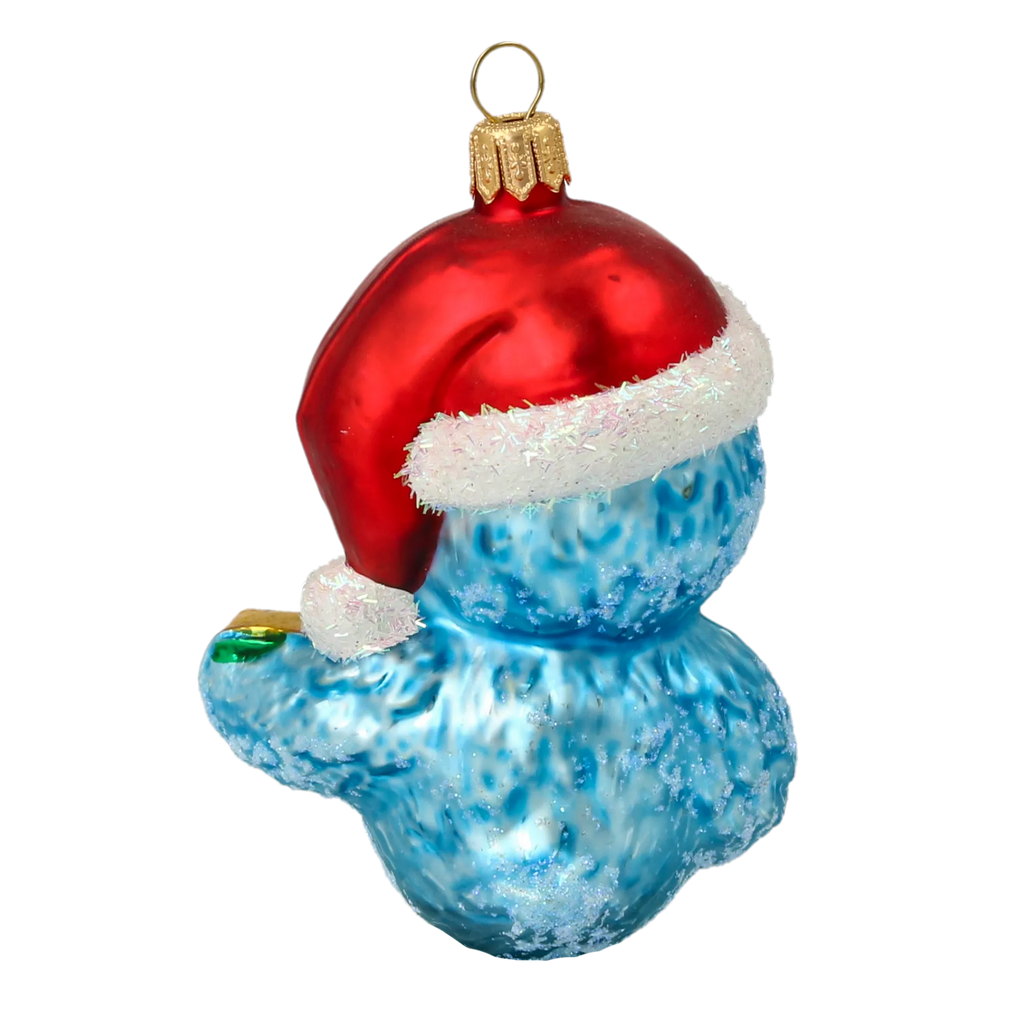 Azure Bell Chorister | Hand-Painted Glass Ornament | Blubom 2020-150