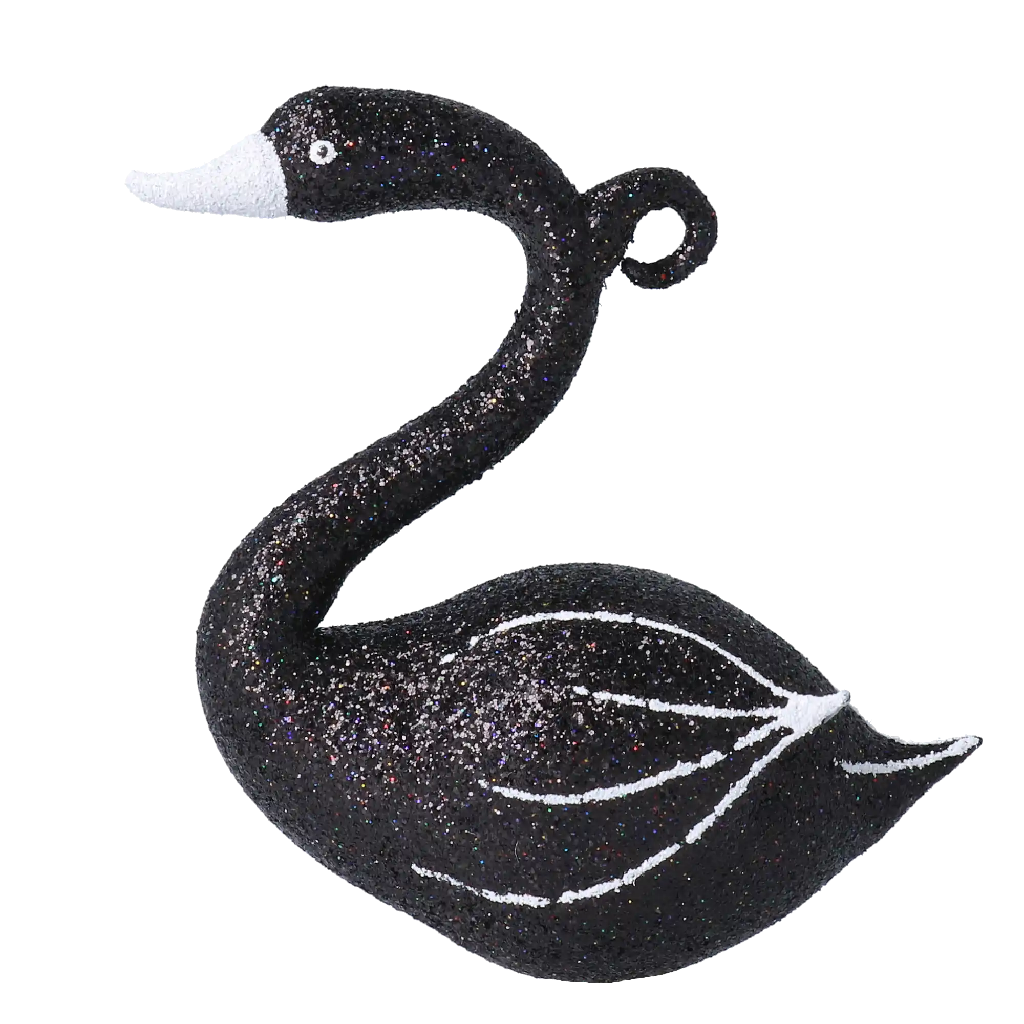 Łabędź Szklana Ozdoba