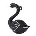 Load image into Gallery viewer, Starlit Midnight Swan Premium christmas glass ornament 2020-151

