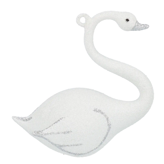 Łabędź Szklana Ozdoba