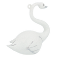 Load image into Gallery viewer, Frosted White Swan Premium christmas glass ornament 2020-152
