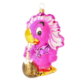 Load image into Gallery viewer, Vibrant Fuchsia Parrot Premium christmas glass ornament 2020-158
