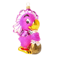 Load image into Gallery viewer, Vibrant Fuchsia Parrot Premium christmas glass ornament 2020-158
