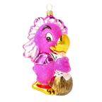 Dapper Island Socialite | Hand-Painted Glass Ornament | Blubom 2020-158