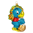 Załaduj obraz do przeglądarki galerii, Azure Serenade Parrot Premium christmas glass ornament 2020-159
