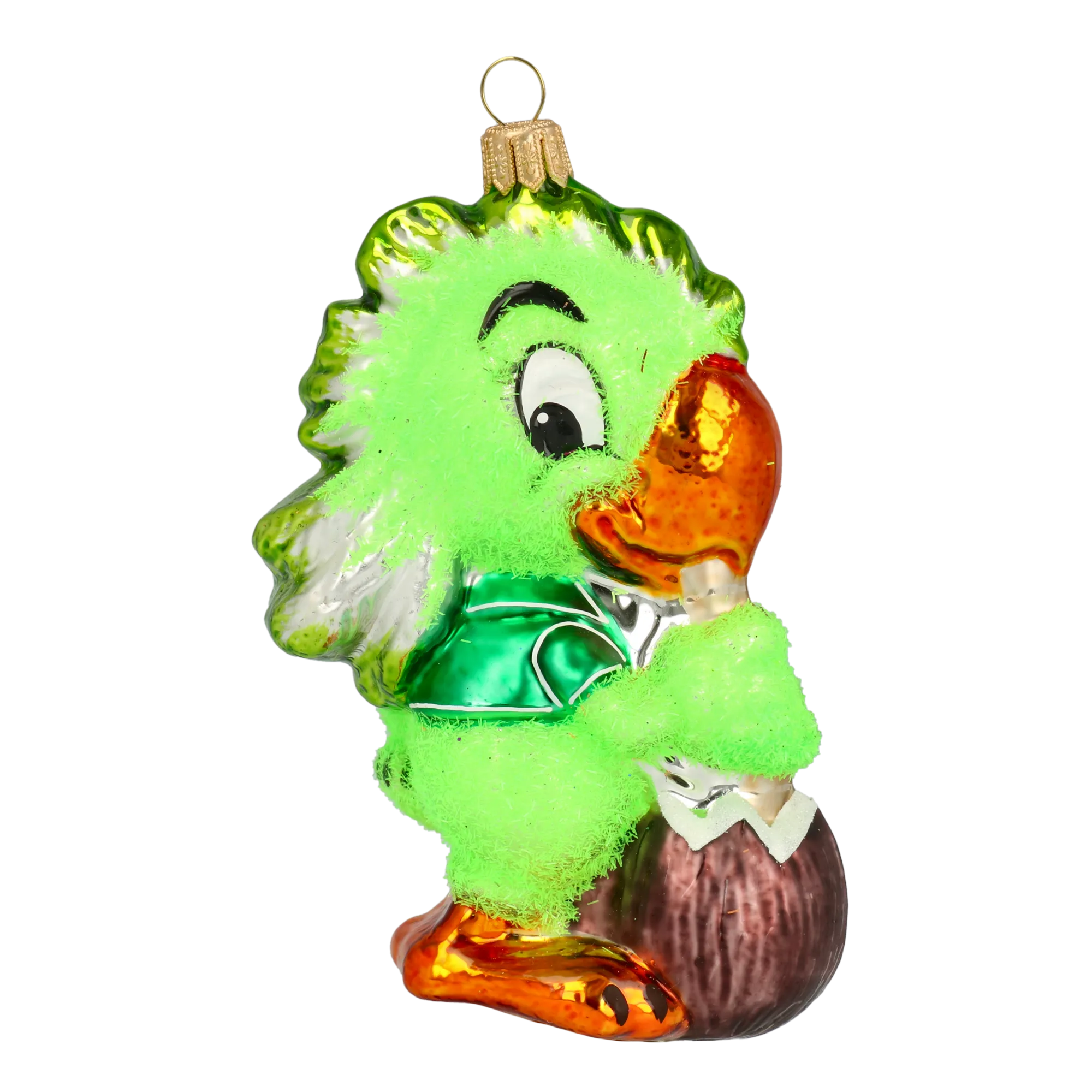 Verdant Tropical Parrot Premium christmas glass ornament 2020-160