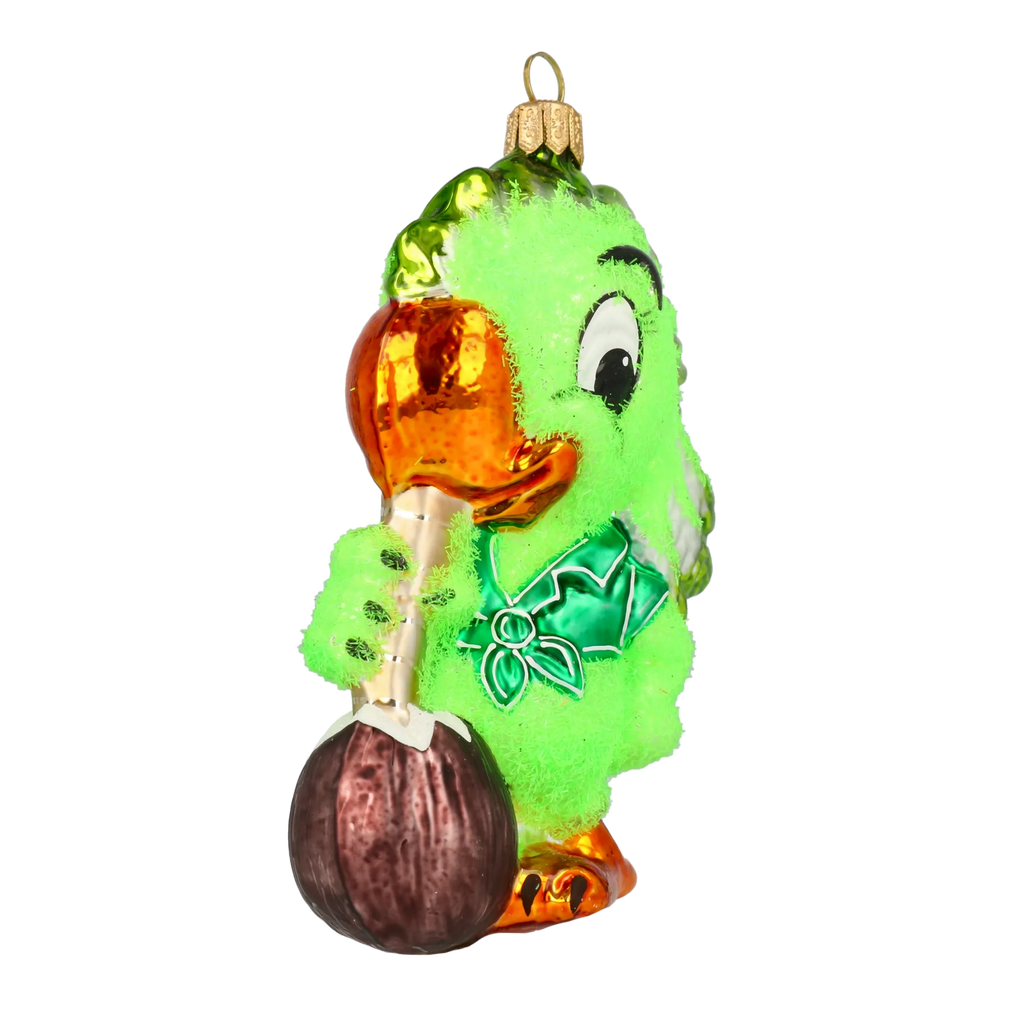 Verdant Island Piper | Hand-Painted Glass Ornament | Blubom 2020-160