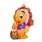Inquisitive Island Voyager | Hand-Painted Glass Ornament | Blubom 2020-161