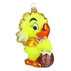 Inquisitive Island Forager | Hand-Painted Glass Ornament | Blubom 2020-163