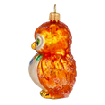 Załaduj obraz do przeglądarki galerii, Pomarańczowa Sowa Szklana Ozdoba
