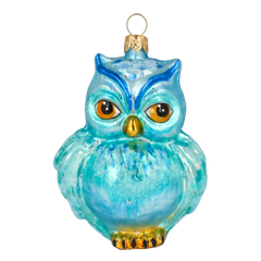 Plump Owl in Lagoon