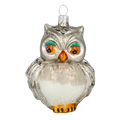 Vigilant Amber Sentinel | Hand-Painted Glass Ornament | Blubom 2020-167