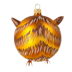 Vigilant Fledgling | Hand-Painted Glass Ornament | Blubom 2020-169