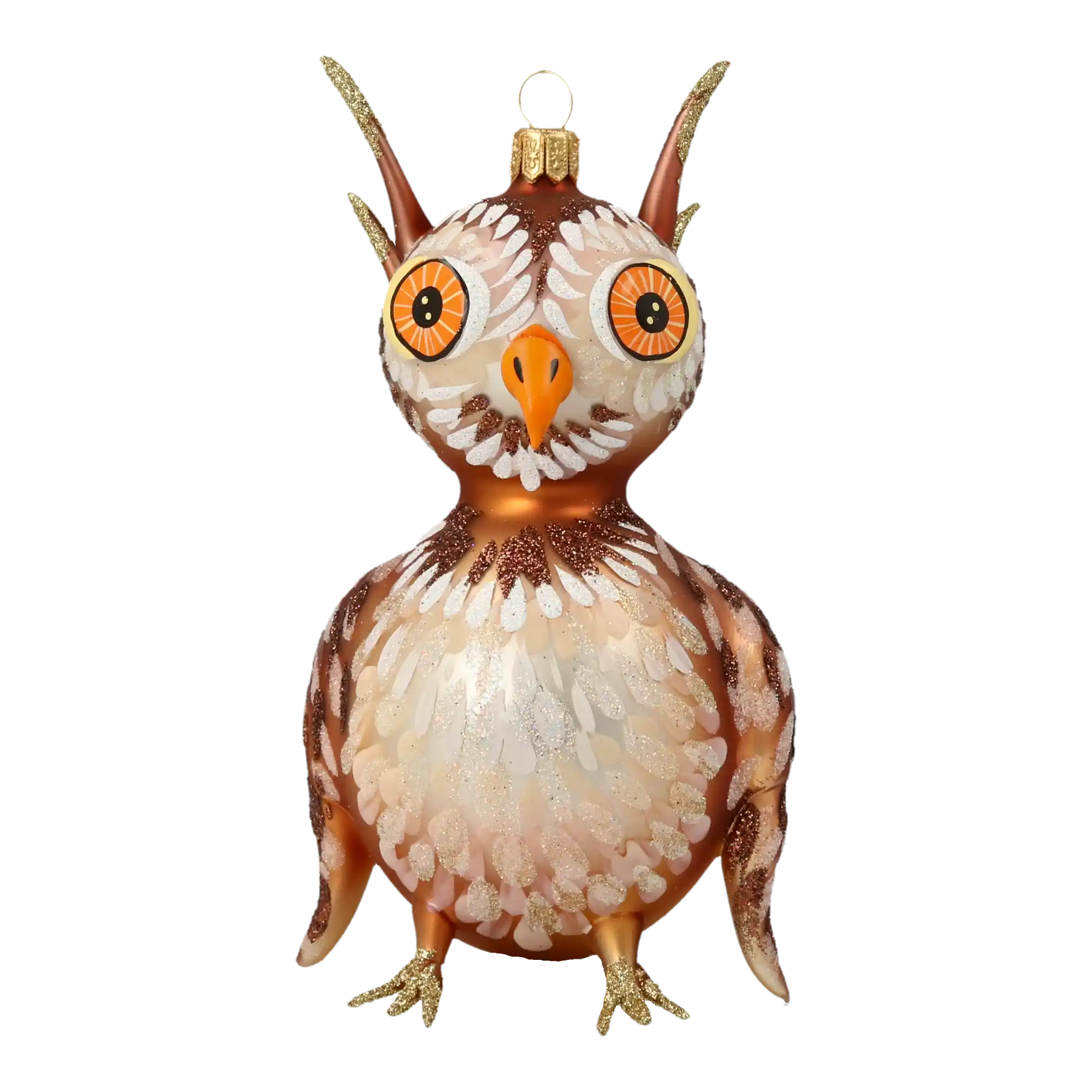 Zauroczona Sowa Szklana Ozdoba