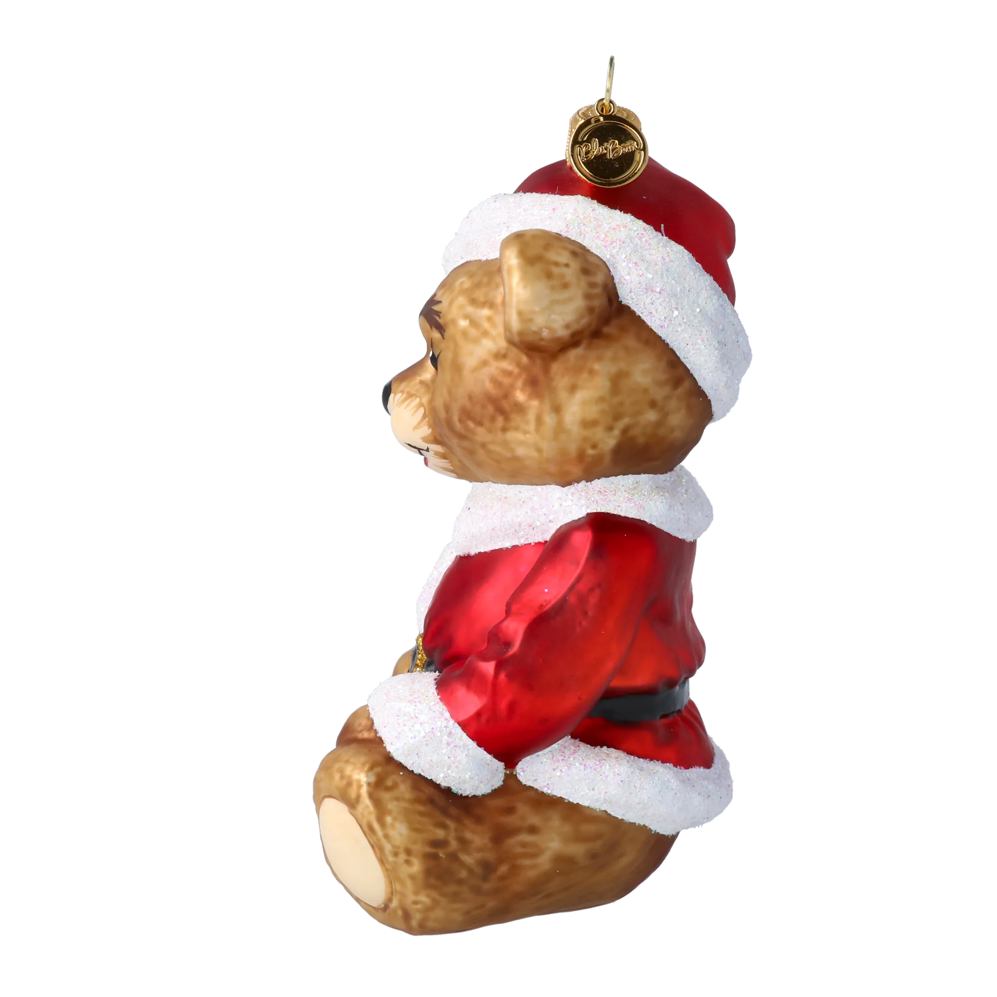 Noble Crimson Sentry | Hand-Painted Glass Ornament | Blubom 2020-177