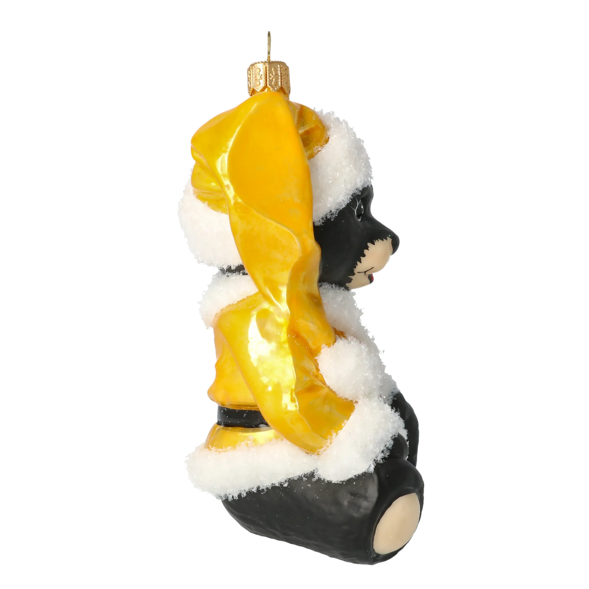 Saffron Mantle Sentinel | Hand-Painted Glass Ornament | Blubom 2020-193