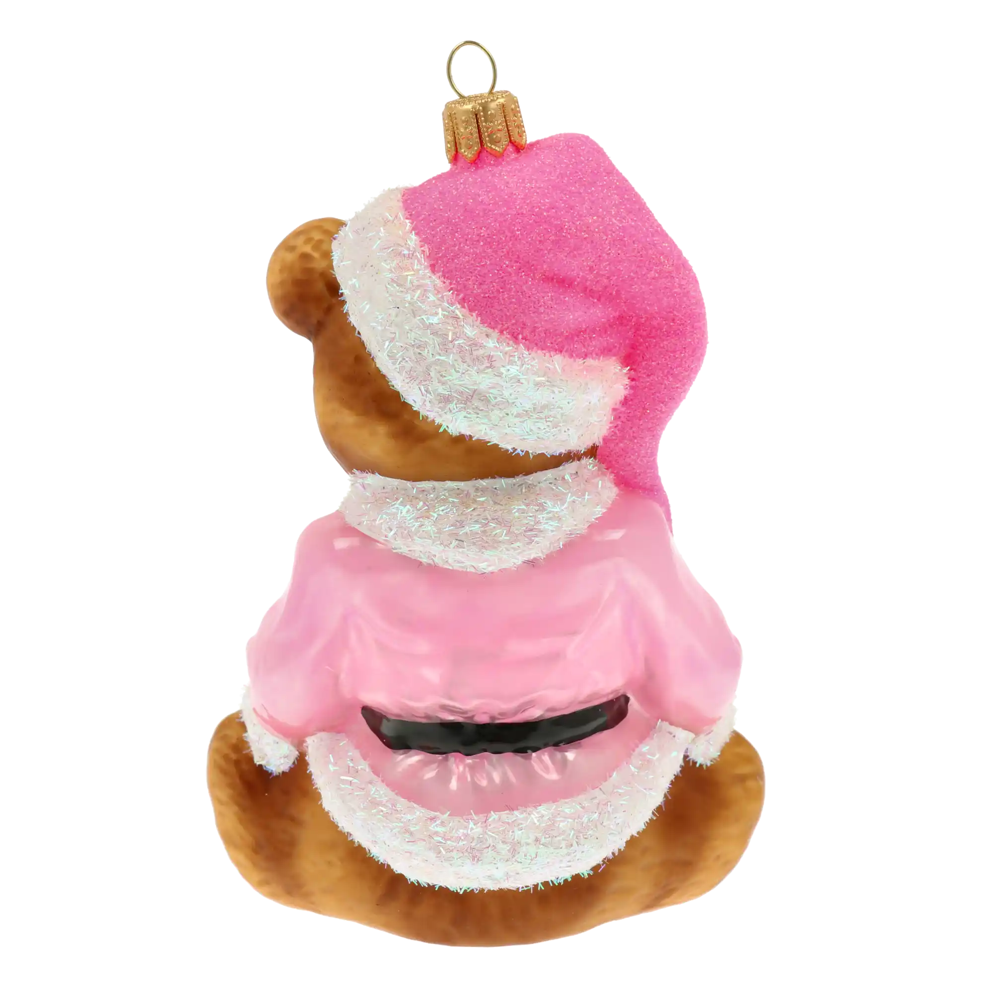 Miś W Kubraczku Szklana Ozdoba