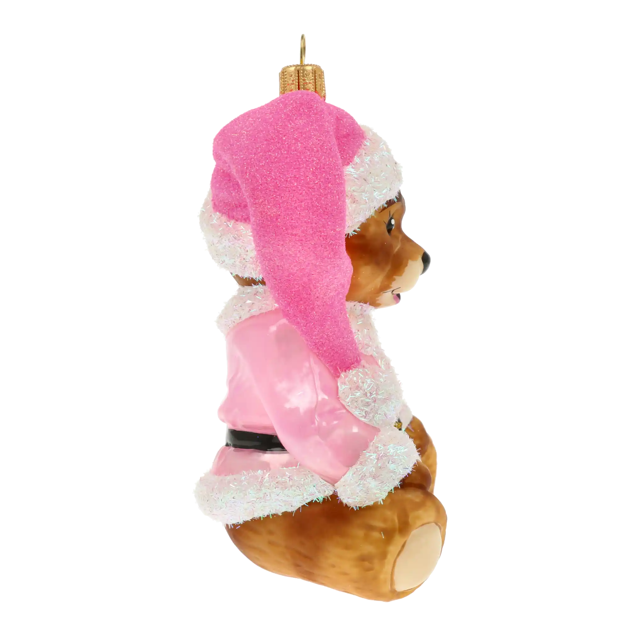 Miś W Kubraczku Szklana Ozdoba