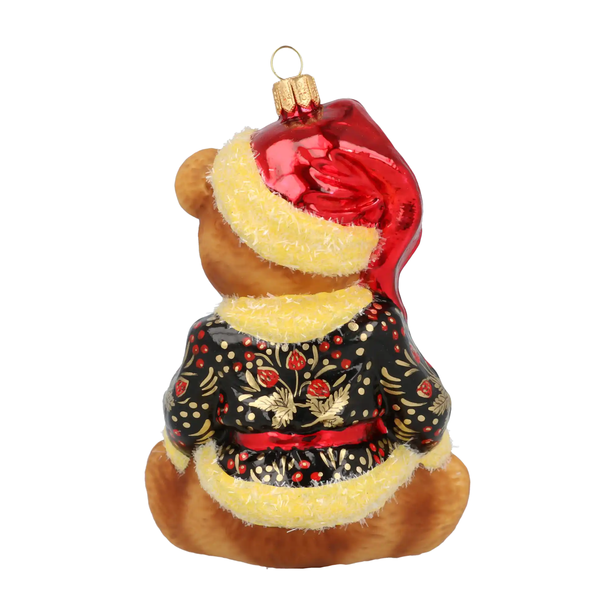 Miś W Kubraczku Szklana Ozdoba