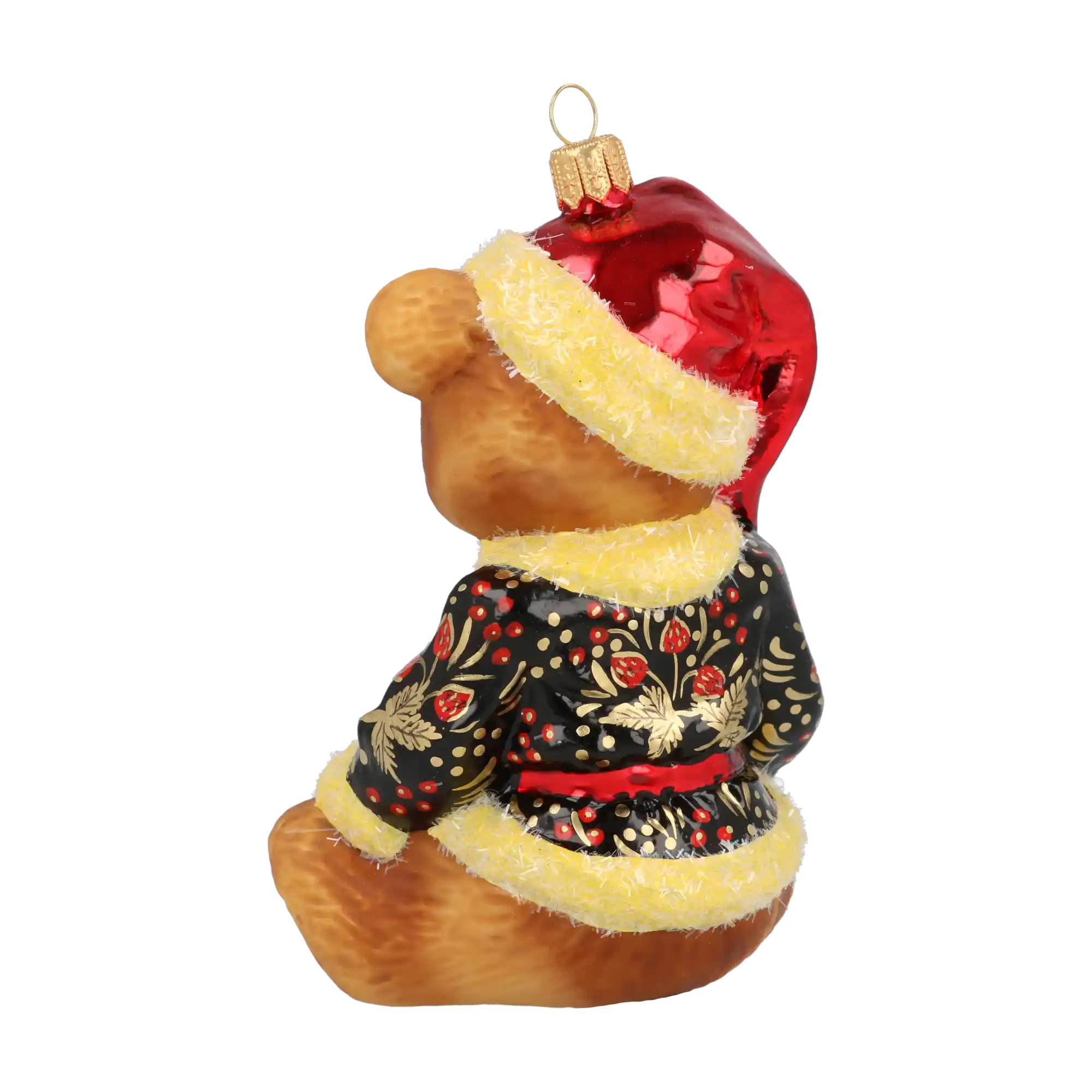 Miś W Kubraczku Szklana Ozdoba