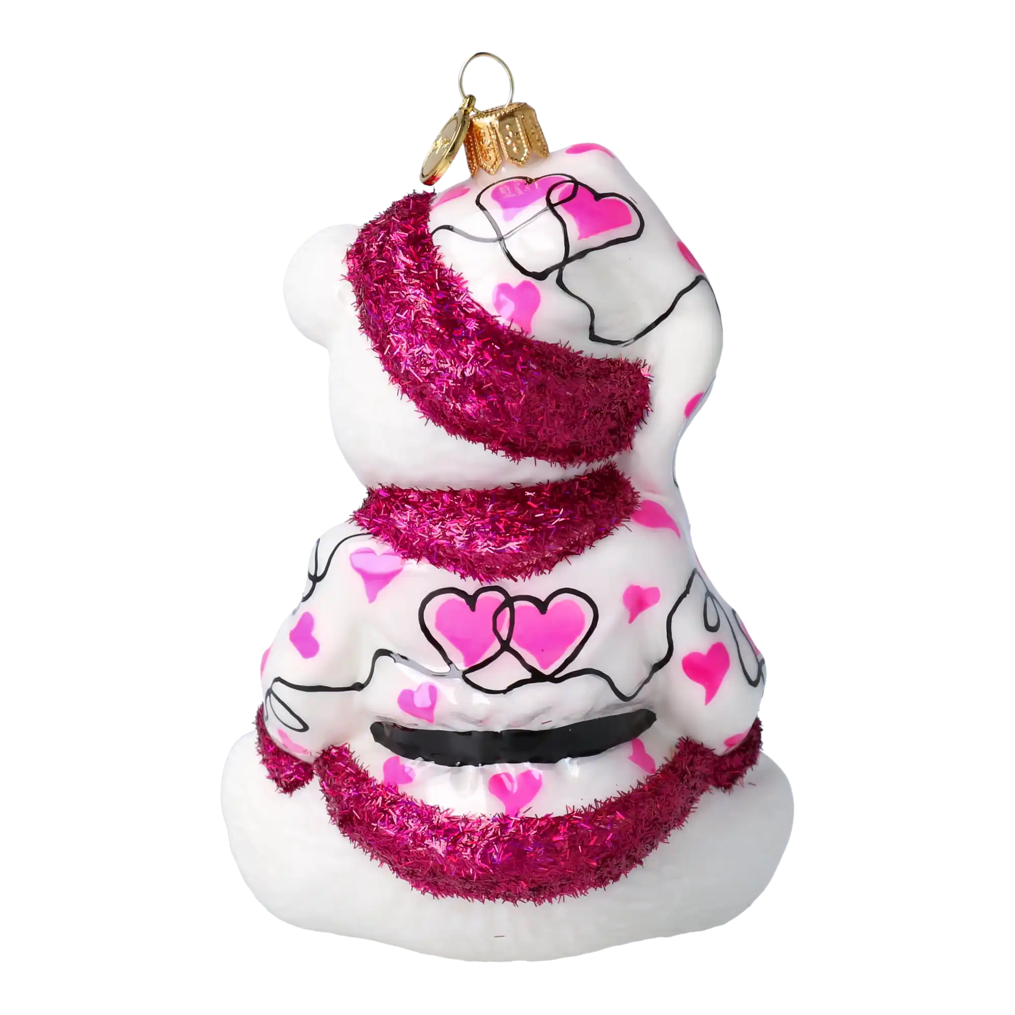 Miś W Kubraczku Szklana Ozdoba