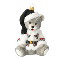 Serene Shadow Cub | Hand-Painted Glass Ornament | Blubom 2020-200