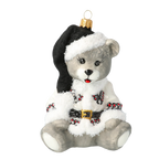 Serene Shadow Cub | Hand-Painted Glass Ornament | Blubom 2020-200