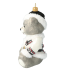 Serene Shadow Cub | Hand-Painted Glass Ornament | Blubom 2020-200