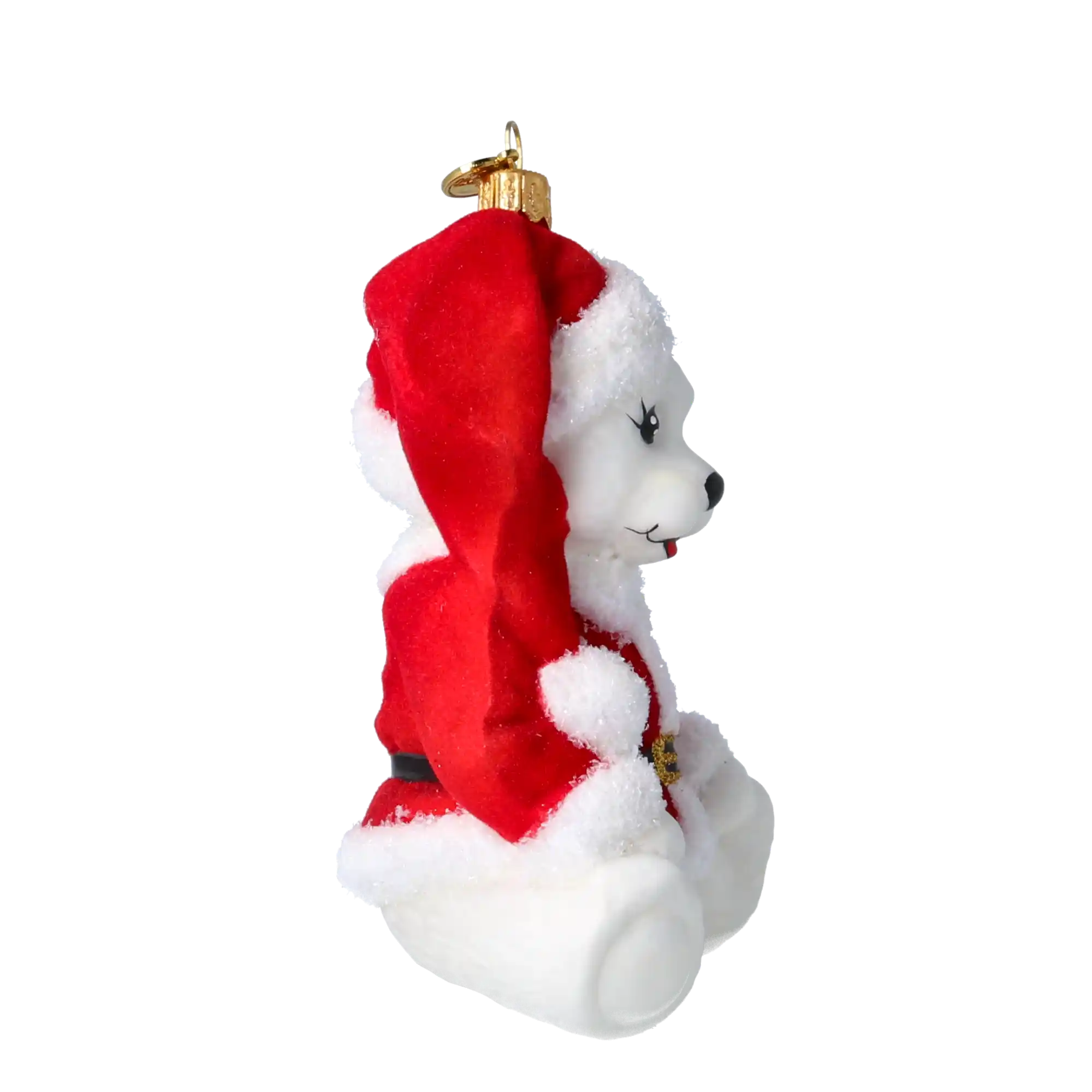 Miś W Kubraczku Szklana Ozdoba