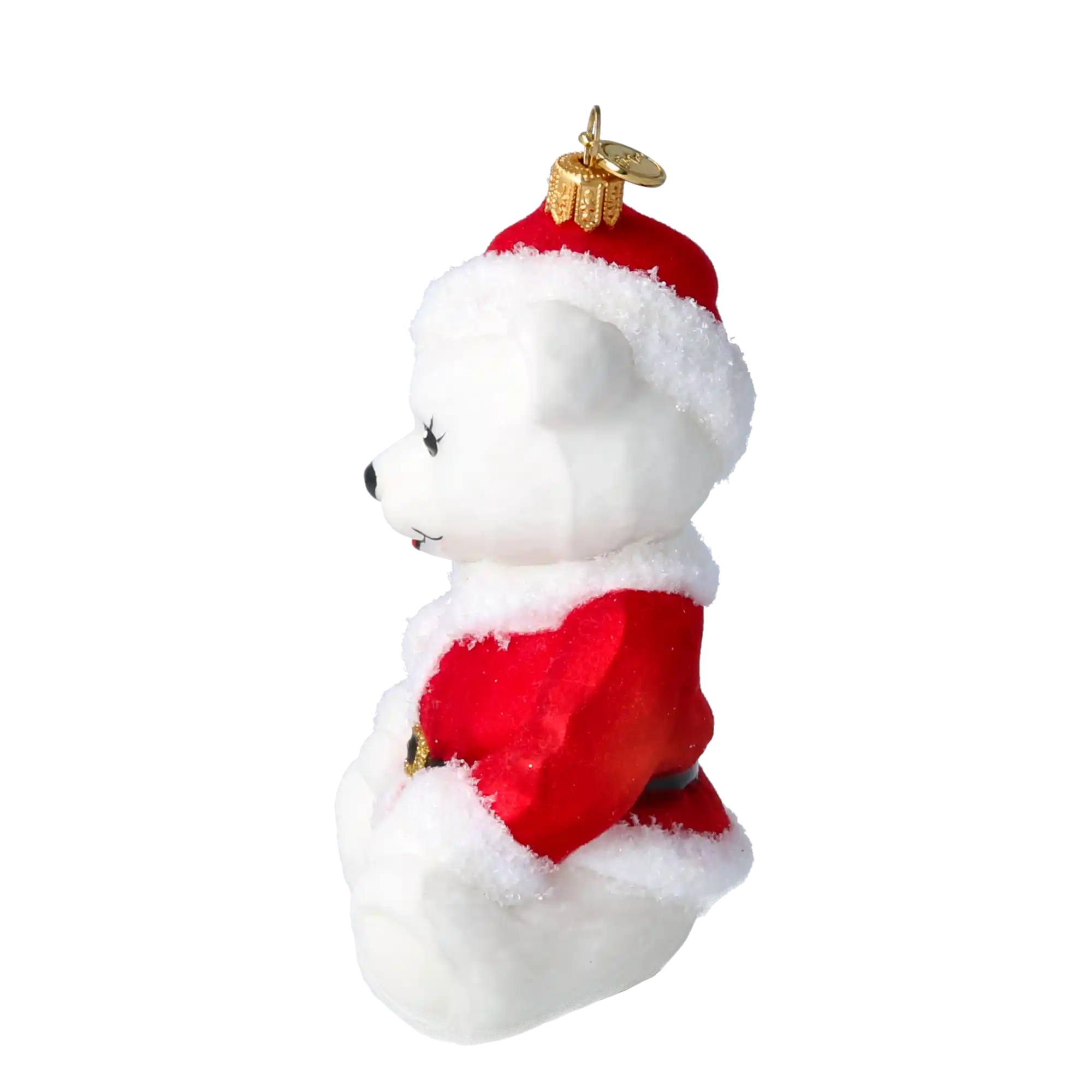 Miś W Kubraczku Szklana Ozdoba